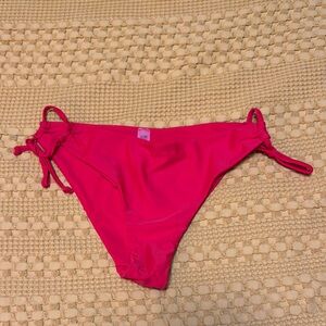 Red bikini bottom never worn size small